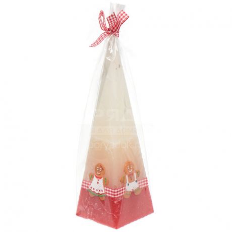 Свеча декоративная, 7х24 см, Имбирный пряник пирамида Bartek candles