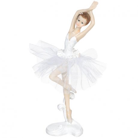 Фигурка декоративная Балерина в белой пачке Y6-2194 I.K, 22 см