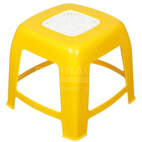 Стульчик детский Стандарт Пластик Групп жёлтый, 30х30х26.5 см