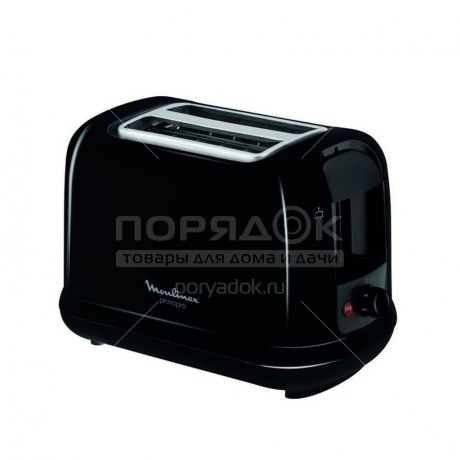 Тостер Moulinex LT160830 черный, 0.72 кВт