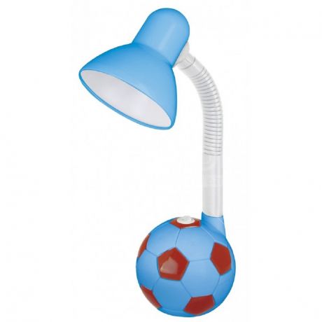 Светильник настольный Camelion KD-381 C63 Футбольный мяч 40 Вт E27 голубой+красный