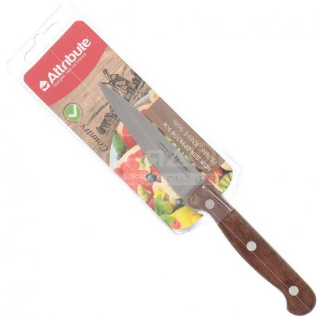 Нож кухонный стальной Attribute COUNTRY AKC204 для овощей, 9 см