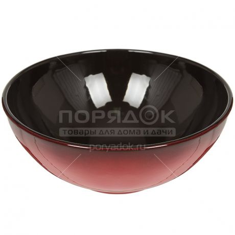 Салатник керамический, 225 мм, Красный Удачный КРС00002218