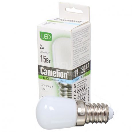 Лампа светодиодная Camelion для холодильников и швейных машин 13154 2Вт E14 холодный белый свет