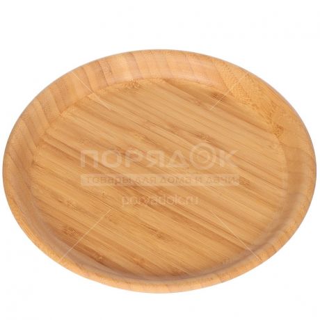 Блюдо бамбуковое Y6-2577 I.K круглое, 28 см