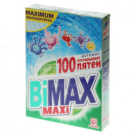 Стиральный порошок автомат BiMAX 100 пятен, 400 г