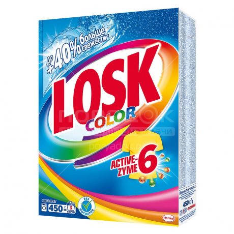 Стиральный порошок автомат Losk Color, 450 г