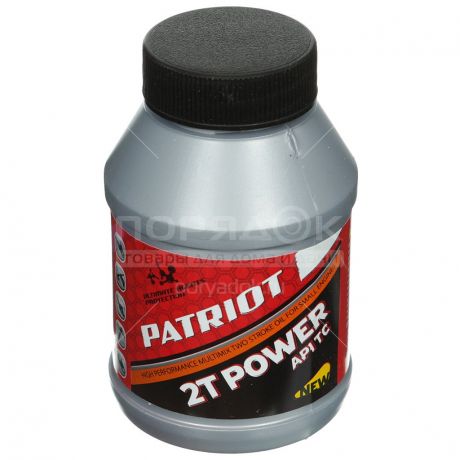 Масло машинное Patriot Power Active 2T для двухтактных двигателей минеральное, 0.1 л