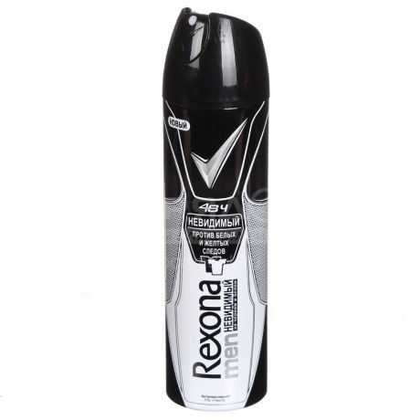 Дезодорант-спрей Rexona Invisible для мужчин, 150 мл