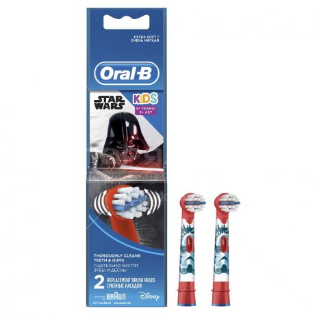 Насадка для электрической зубной щетки Oral-B Star Wars EB10-2K очень мягкая, 2 шт