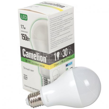 Лампа светодиодная Camelion 12308 17Вт E27 теплый белый свет