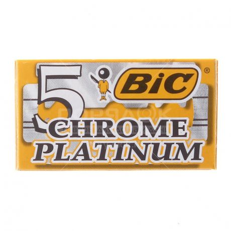 Лезвия для бритья BIC Chrom Platinum, 5 шт