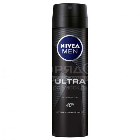 Дезодорант-спрей Nivea Ultra для мужчин, 150 мл
