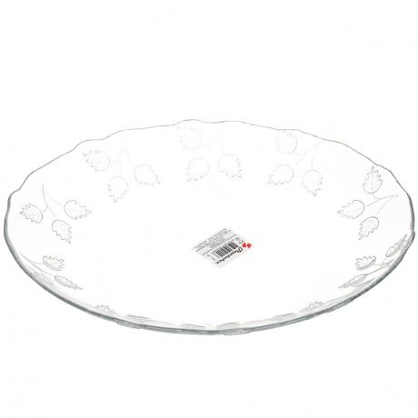 Тарелка обеденная стеклянная, 318x264 мм, Пастораль 10517SLB Pasabahce