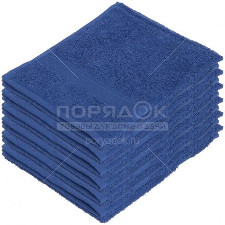 Полотенце банное, 50х90 см, Вышневолоцкий текстиль, 375 г/кв.м, темно-синее 634 Россия
