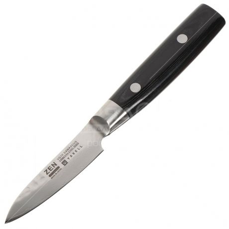 Нож кухонный из дамасской стали Yaxell YA35503 для чистки овощей, 8 см