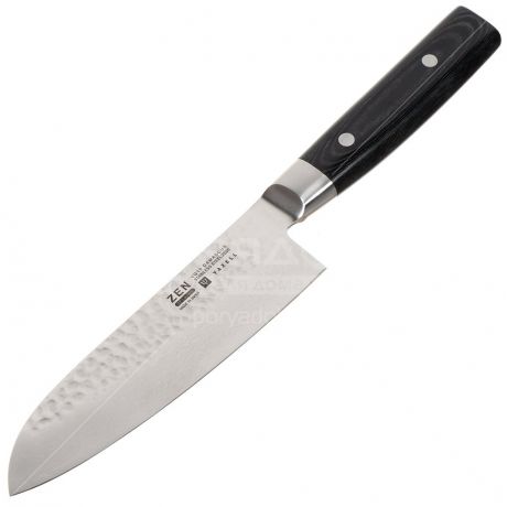 Нож кухонный из дамасской стали Yaxell YA35501 сантоку, 16.5 см