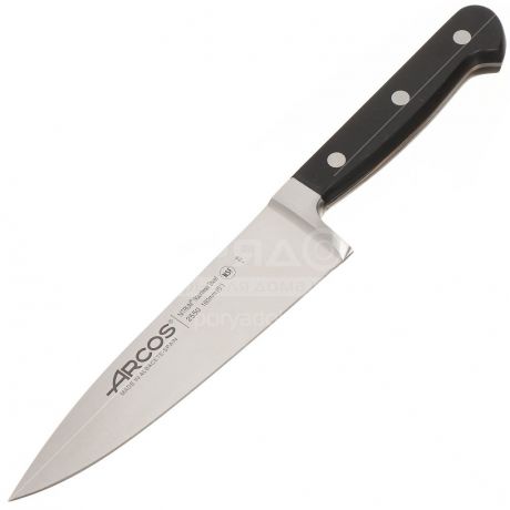 Нож кухонный стальной Arcos Clasica 2550 поварской, 16 см