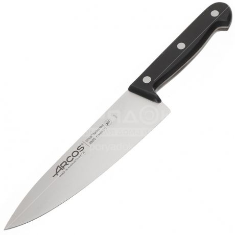 Нож кухонный стальной Arcos Universal 2805-B поварской, 17.5 см