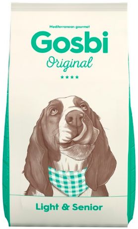 Gosbi Original Dog Light & Senior диетический для пожилых собак всех пород с курицей (12 кг)