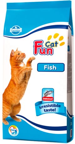 Fun Cat Fish для взрослых кошек с рыбой (20 кг)