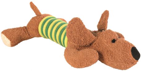 Trixie игрушка для собак «Собака», плюш, коричневая (28 см)