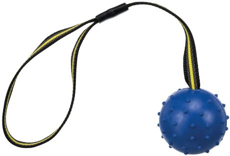 Игрушка для собак Trixie Sporting мяч на нейлоновой верёвке резина 7 см 35 см (1 шт)