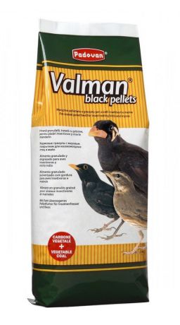 Padovan Valman Black Pellets – Падован дополнительный корм для насекомоядных птиц (1 кг)