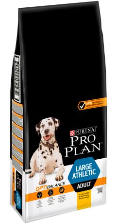 Purina Pro Plan Adult Dog Optihealth Large Athletic для взрослых собак крупных пород атлетического телосложения с курицей и рисом (3 + 3 кг)