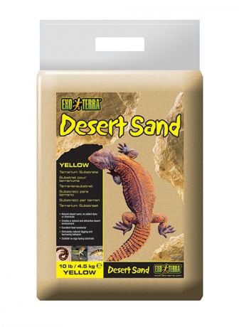 Грунт песок для террариума Exo Terra желтый (4,5 кг)