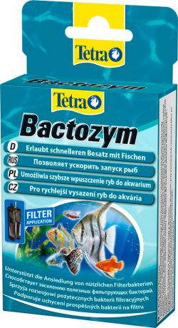 Tetra Bactozym – Тетра средство для стабилизации биологического равновесия в фильтре и аквариуме (10 капсул)