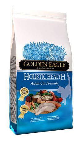 Golden Eagle Holistic Health Cat Adult Chicken для взрослых кошек с курицей (4 + 4 кг)