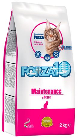 Forza10 Cat Maintenance для взрослых кошек с рыбой (2 + 2 кг)