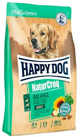 Happy Dog Naturcroq Balance для взрослых собак всех пород (15 кг)