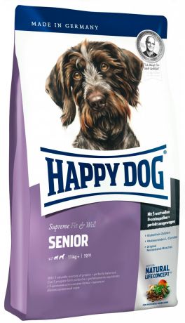 Happy Dog Supreme Fit & Well Senior для пожилых собак всех пород (4 кг)