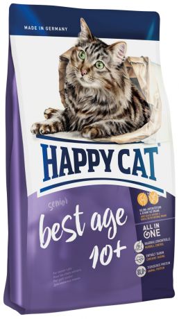 Happy Cat Supreme Fit & Well Best Age 10+ для пожилых кошек старше 10 лет (1,4 кг)