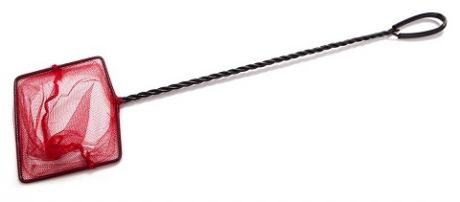 Сачок аквариумный с удлиненной ручкой и инфракрасной сеткой Barbus, 15 х 12 х 45 см, Accessory 020 (1 шт)