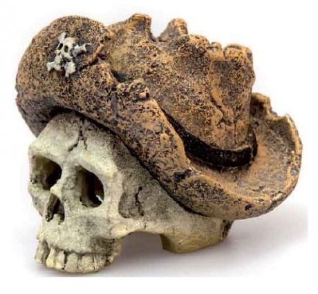 Декор грот для аквариума Пиратский череп, 8,5 х 7,5 х 7 см, Barbus, Decor 139 (1 шт)