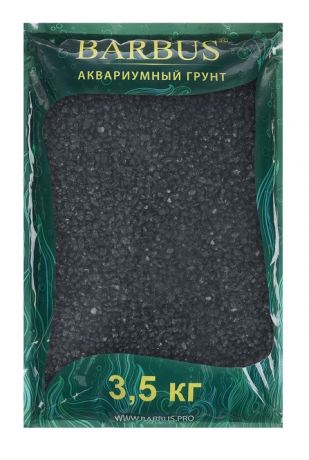 Грунт Крошка каменная цветная, черный, 5 – 10 мм, Barbus, Gravel 036/3,5 (3,5 кг)
