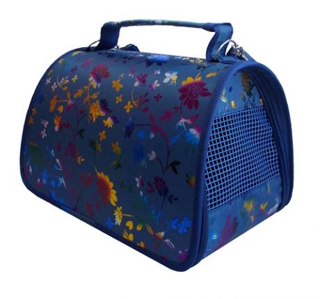 Dogman сумка-переноска «Люкс Mava» № 4, лето, синяя, 48 х 29 х 29 см (1 шт)