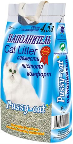 Pussy-cat цеолитовый – Пусси-кэт наполнитель впитывающий для туалета кошек (4,5 л)