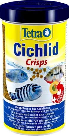 Tetra Cichlid Crisps корм чипсы для всех видов цихлид (500 мл)