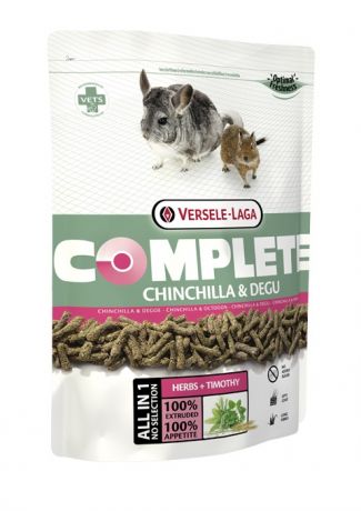 Versele-laga Chinchilla & Degu Complete – Верселе Лага корм-гранулы для шиншилл и дегу (500 гр)