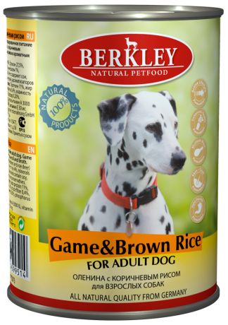 Berkley Adult Dog Rabbit & Oatflakes для взрослых собак с кроликом и овсяными хлопьями 400 гр (400 гр)