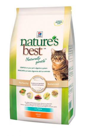 Hill’s Feline Nature’s Best Adult Tuna для взрослых кошек с тунцом и овощами (2 кг)