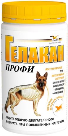 Gelacan Profi – Гелакан Профи минерально-коллагеновый комплекс для восстановления костей и суставов собак, испытывающих интенсивные физические нагрузки или стресс (500 гр)