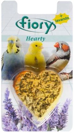 Fiory Hearty – Фиори минеральный камень в форме сердца для мелких птиц (45 гр)