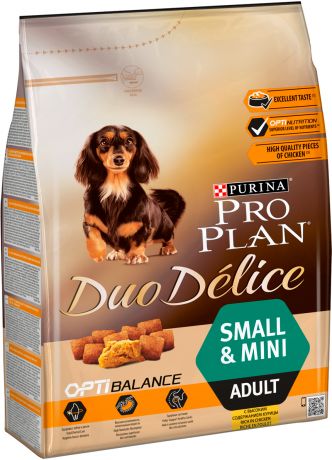 Purina Pro Plan Duo Delice Small & Mini Adult для взрослых собак маленьких пород с курицей и рисом (0,7 кг)