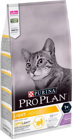 Purina Pro Plan Cat Light диетический для взрослых кошек с индейкой (0,4 кг)