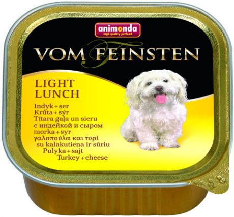 Animonda Vom Feinsten Light Lunch Pute & Kaese диетические для взрослых собак с индейкой и сыром 150 гр (150 гр)